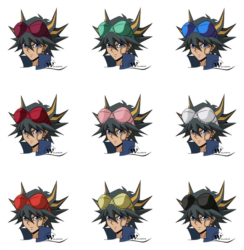 fudo yusei (yu-gi-oh! and 1 more) drawn by wslasher