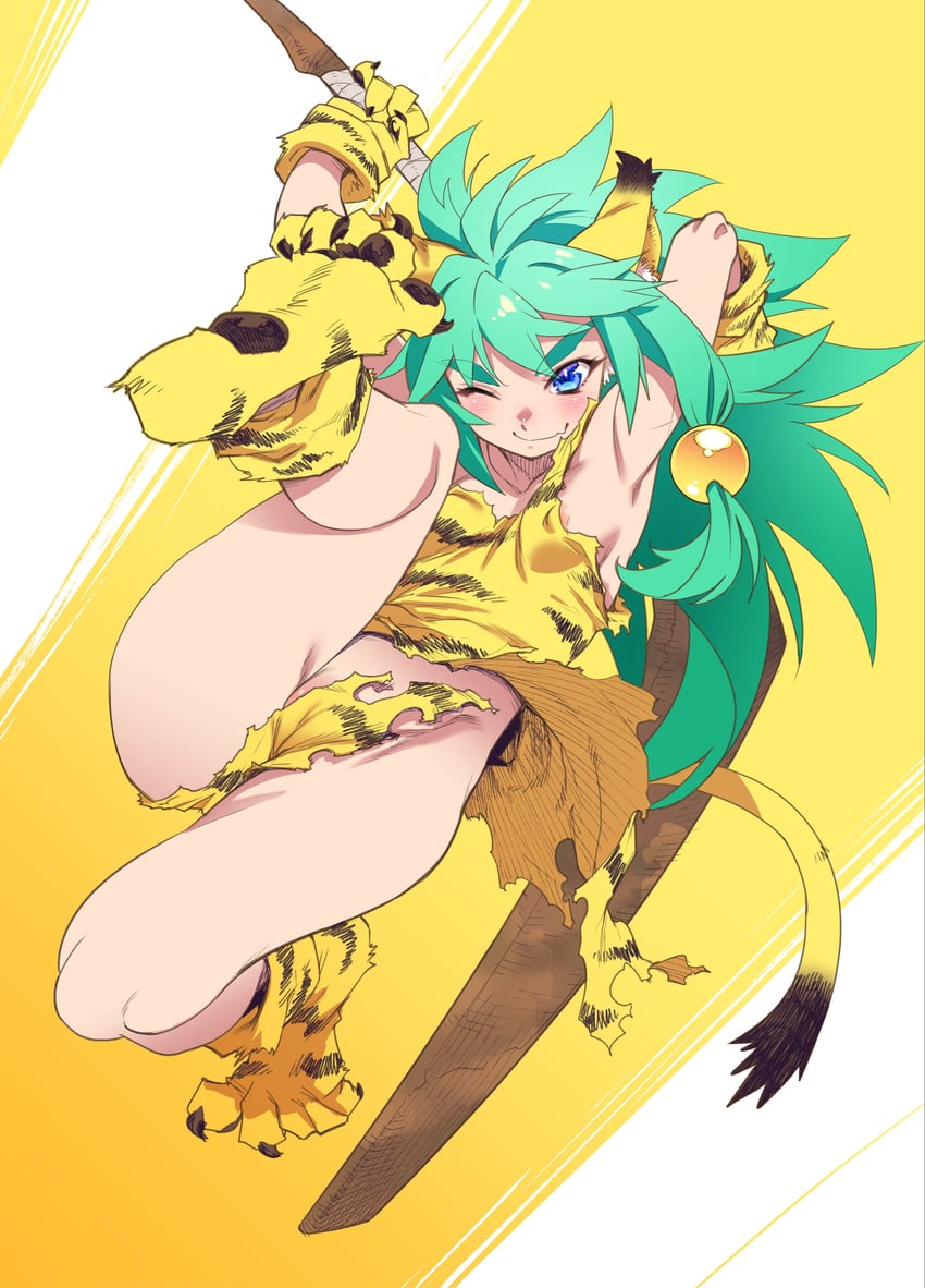 cham cham (samurai spirits) drawn by shiro_(tamago_no_kara)