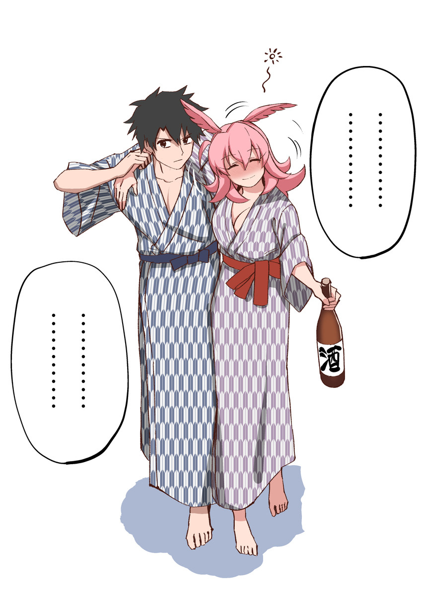 fujimaru ritsuka, valkyrie, and hildr (fate and 1 more) drawn by hirunagi