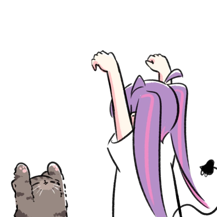 tokoyami towa and kotaro (hololive) drawn by buibui