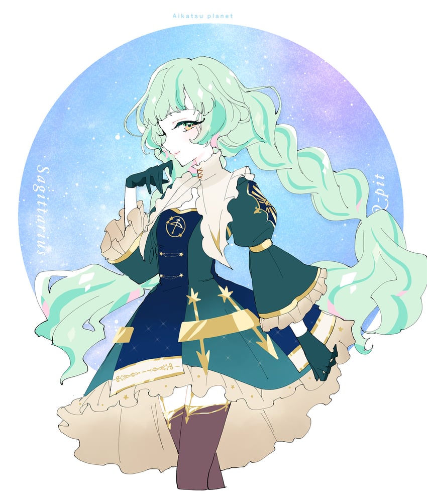 q-pit (aikatsu! and 1 more) drawn by popoin