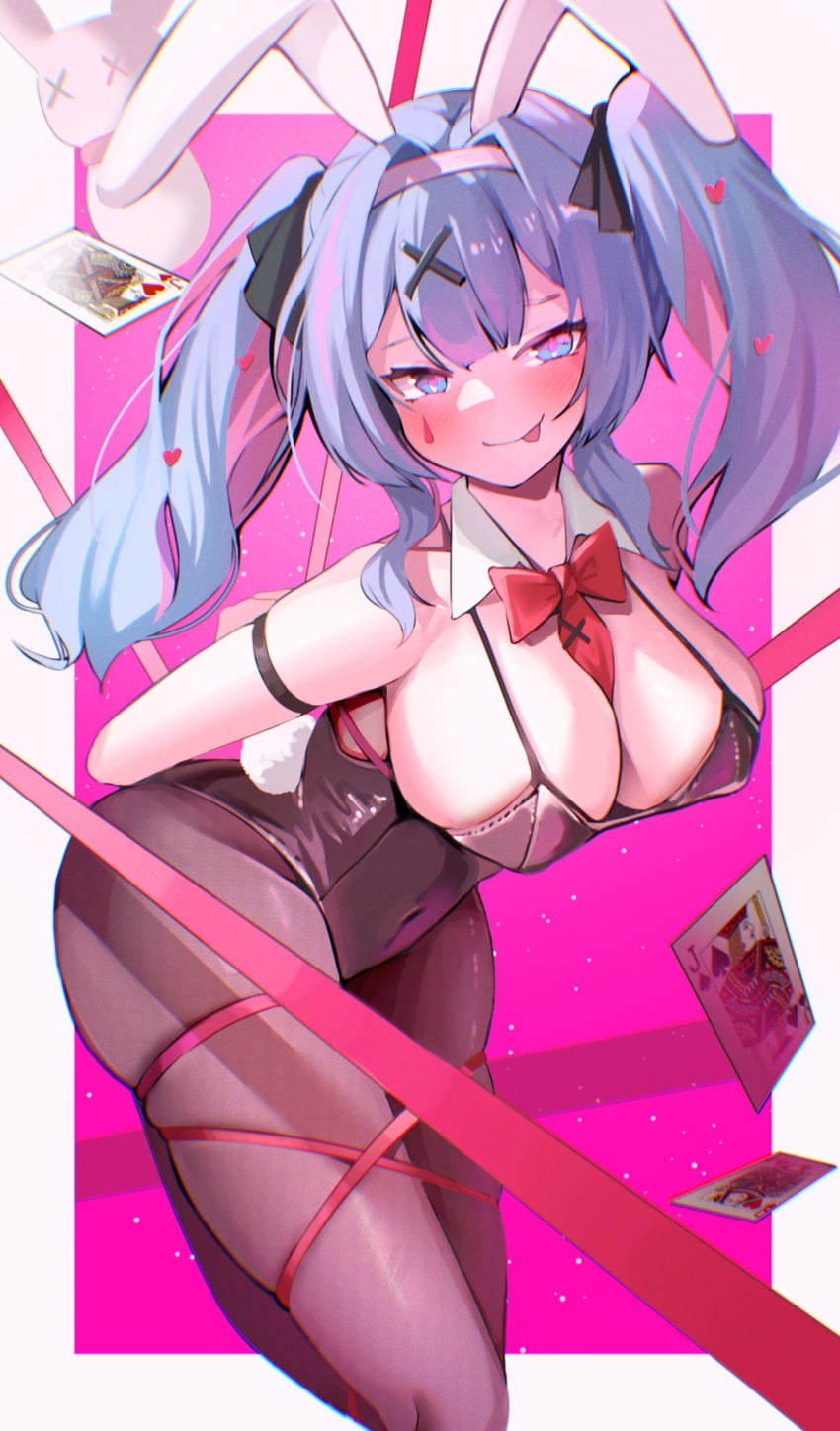 hatsune miku (vocaloid and 1 more) drawn by awun