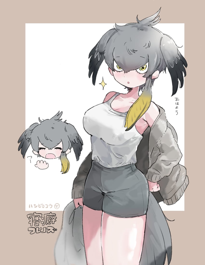 shoebill (kemono friends) drawn by inu_(user_arjr4358)