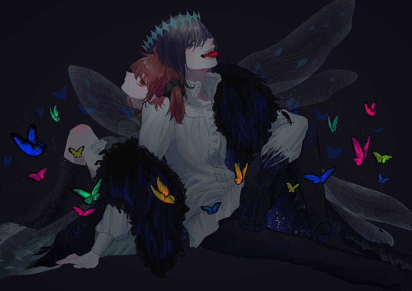 fujimaru ritsuka and oberon (fate and 1 more) drawn by ca_(ca_gemini)
