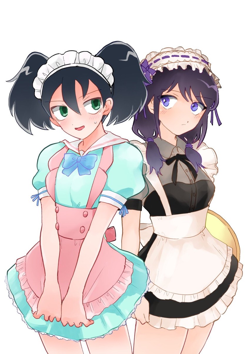 kuroki tomoko and tamura yuri (watashi ga motenai no wa dou kangaetemo omaera ga warui!) drawn by sanada_jp