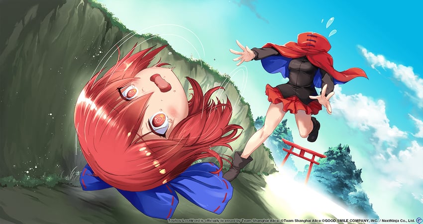 sekibanki (touhou and 1 more) drawn by hiura_r