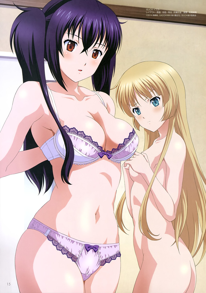 shimazu sakuya and shimazu suseri (megami magazine and 2 more) drawn by azuma_kazutoshi