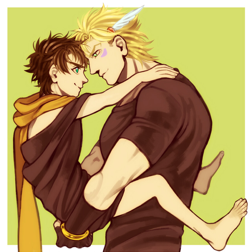 joseph joestar and caesar anthonio zeppeli (jojo no kimyou na bouken and 1 more) drawn by jirou_(satsuma0083)