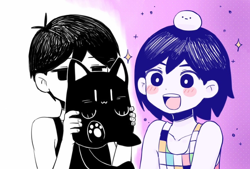 omori, kel, mewo, and hector (omori) drawn by ja6m6