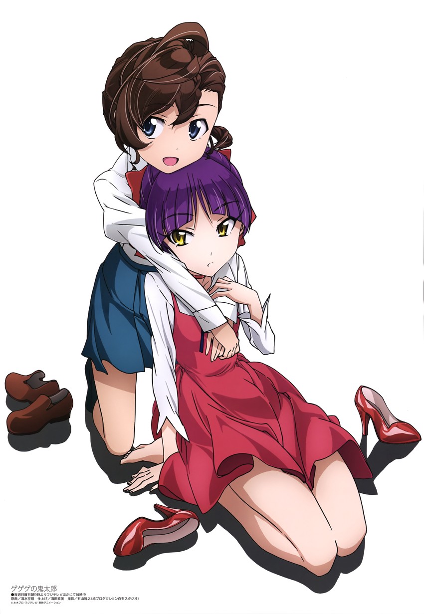 nekomusume and inuyama mana (megami magazine and 1 more) drawn by kiyonaga_tsubasa