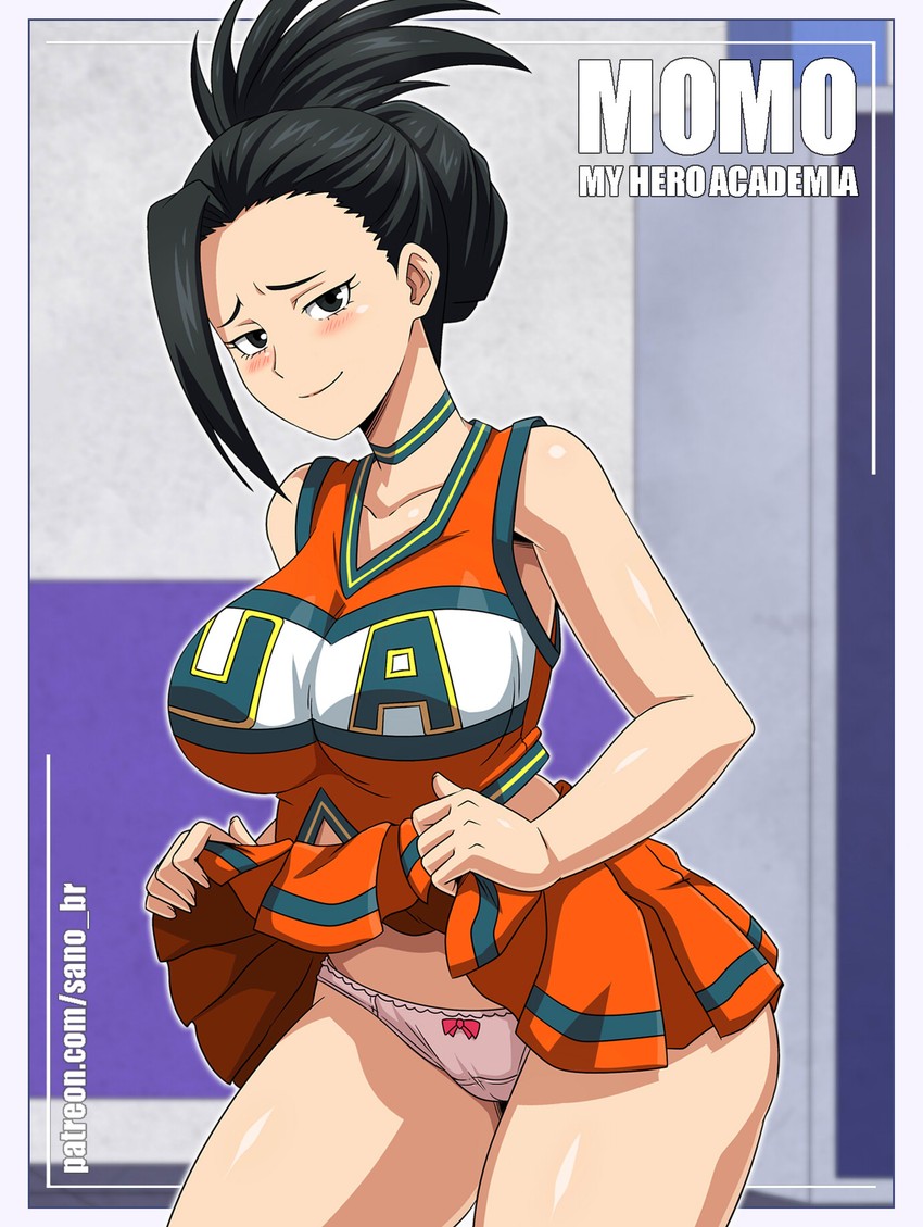 yaoyorozu momo (boku no hero academia) drawn by sano_br