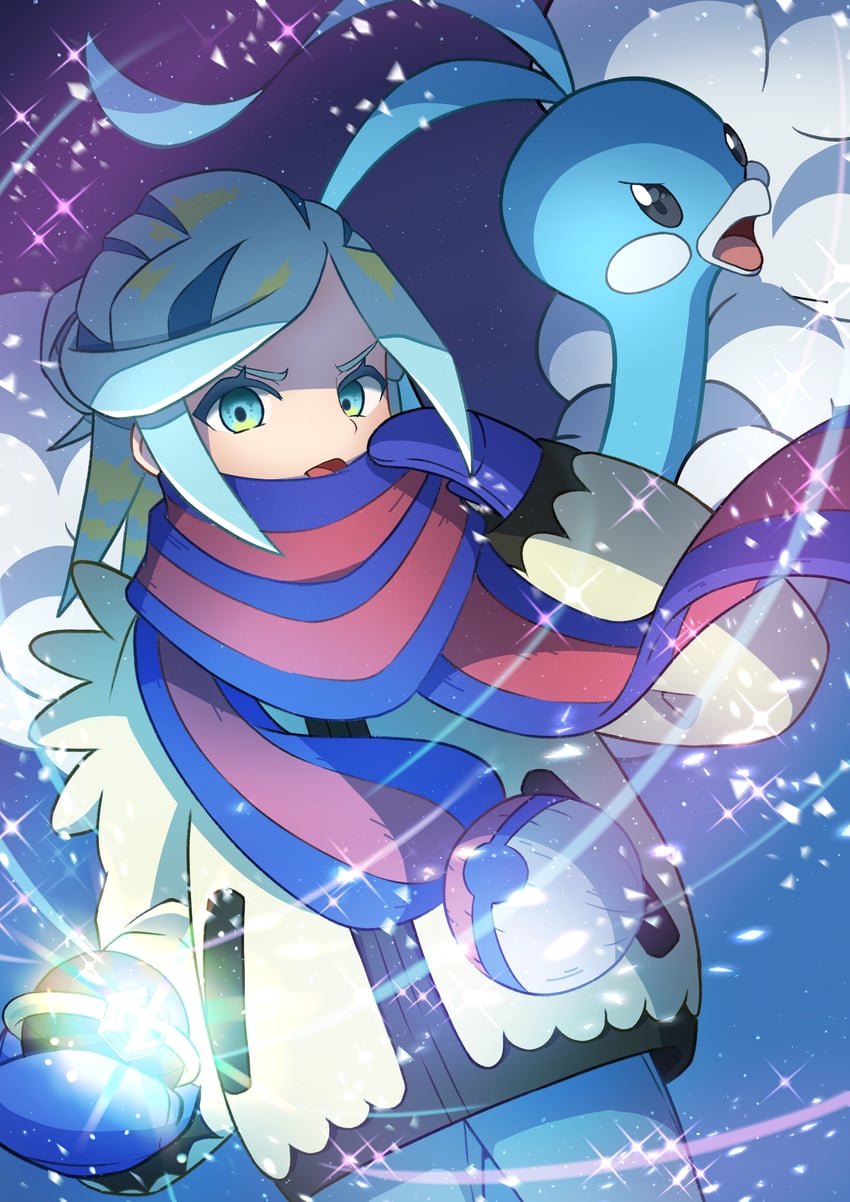 grusha and altaria (pokemon and 1 more) drawn by refisa