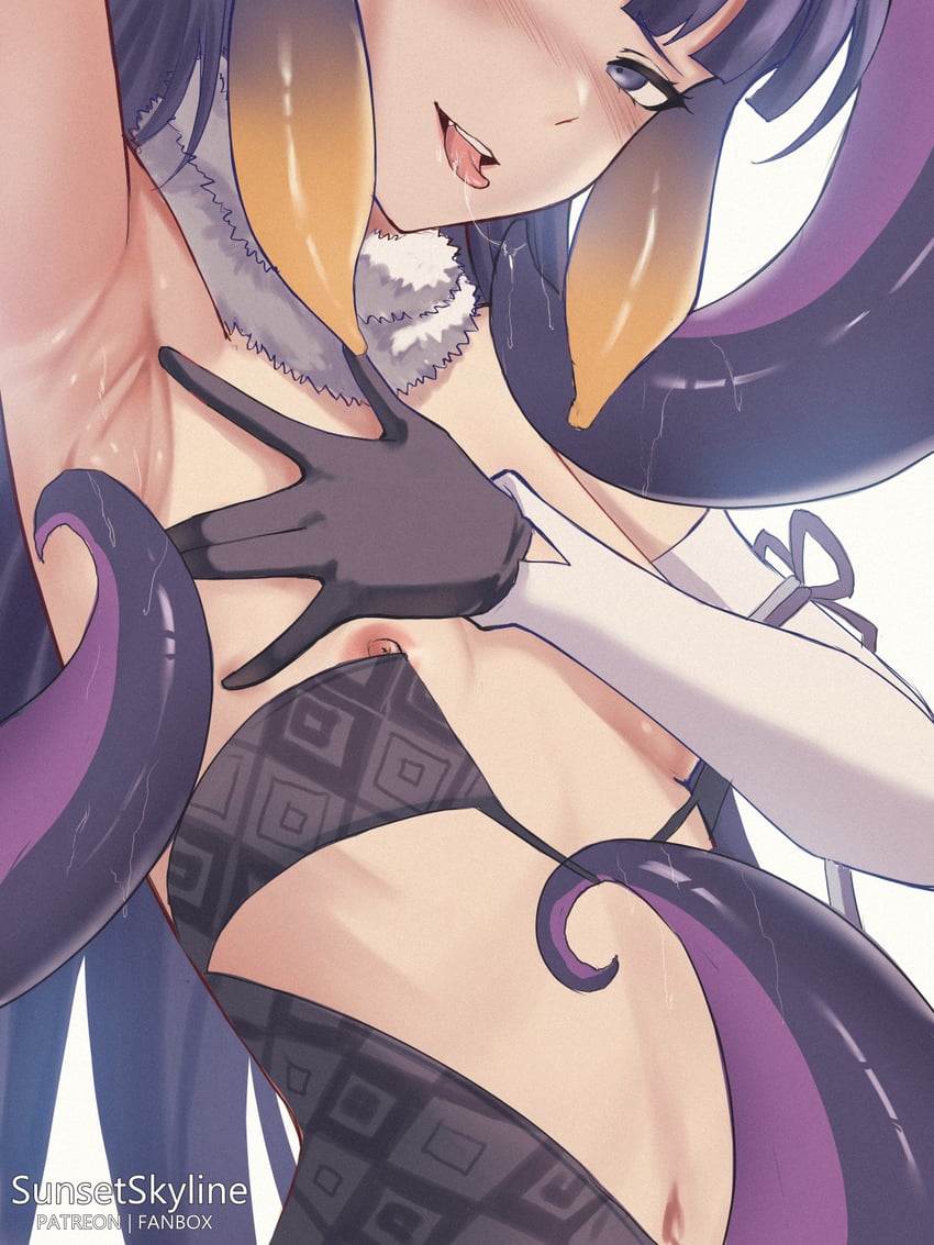 ninomae ina'nis (hololive and 1 more) drawn by sunsetskyline