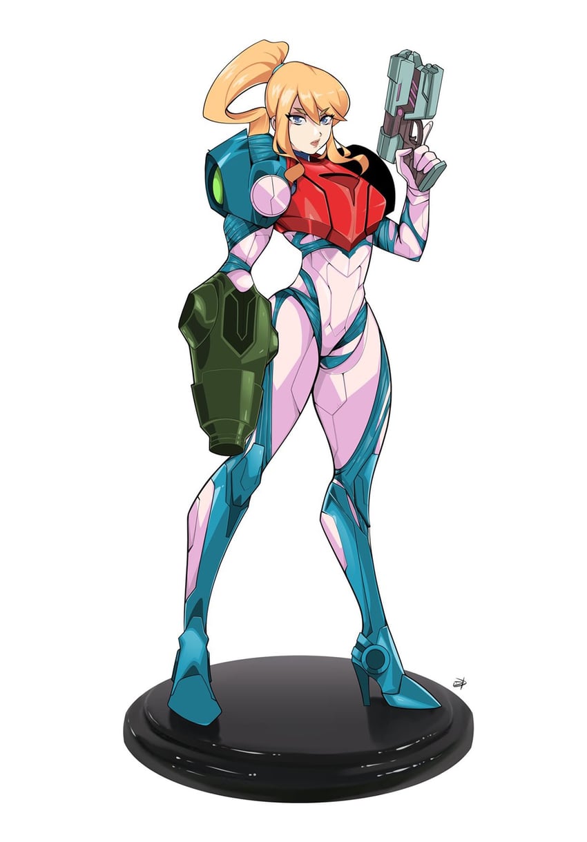 samus aran (metroid and 1 more) drawn by delux_drawings