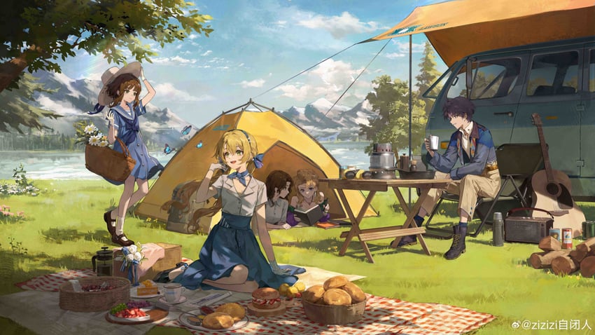 sotheby, x, blonney, eagle, and anne (reverse:1999 and 1 more) drawn by zizizi_zibiren