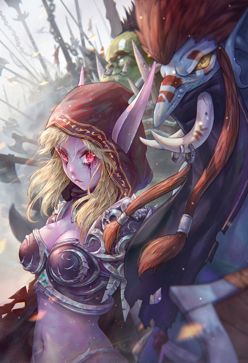 sylvanas windrunner (warcraft and 1 more) drawn by jay_xu