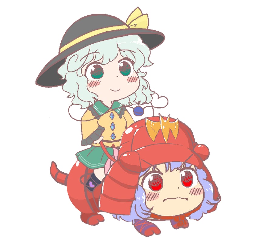 remilia scarlet and komeiji koishi (touhou) drawn by anonymous_(japanese)