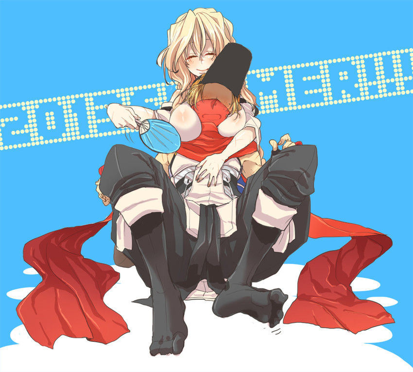 mary stuart and tenzou crossunite (kyoukaisenjou no horizon) drawn by hjm