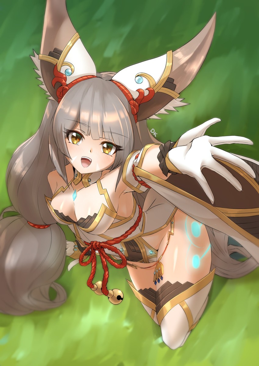 nia (xenoblade chronicles and 1 more) drawn by deekei