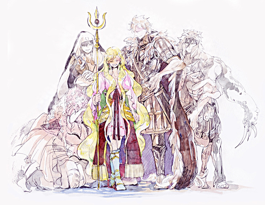 scheherazade and pernadius alexius (magi the labyrinth of magic) drawn by simao