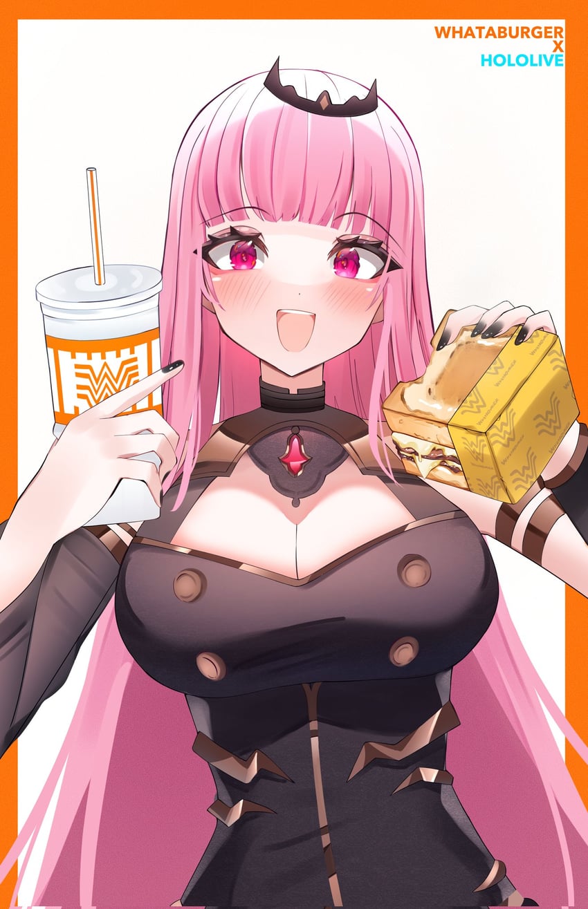 mori calliope (hololive and 2 more) drawn by forever_moru