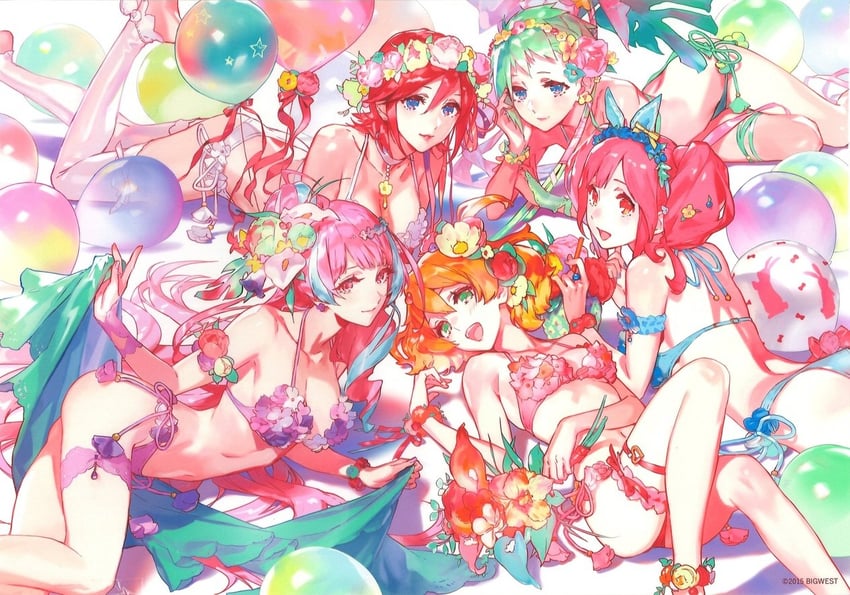 mikumo guynemer, freyja wion, kaname buccaneer, makina nakajima, and reina prowler (macross and 1 more) drawn by hibana_(hibana_ztlv)