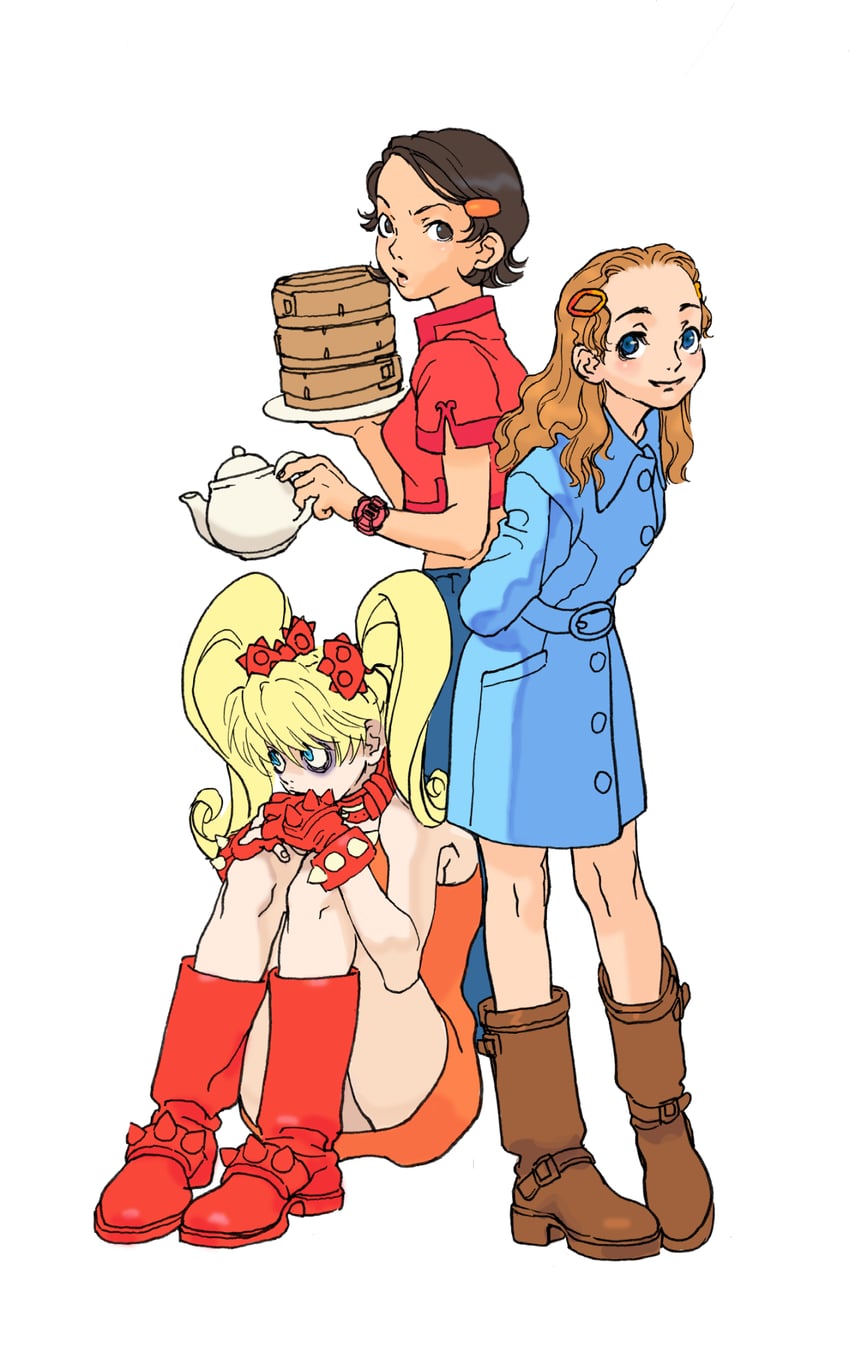 effie, houmei, and patricia (street fighter and 1 more) drawn by nishimura_kinu