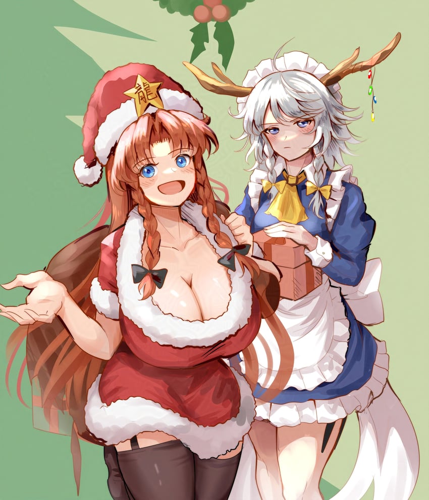 izayoi sakuya and hong meiling (touhou) drawn by edz_drawz