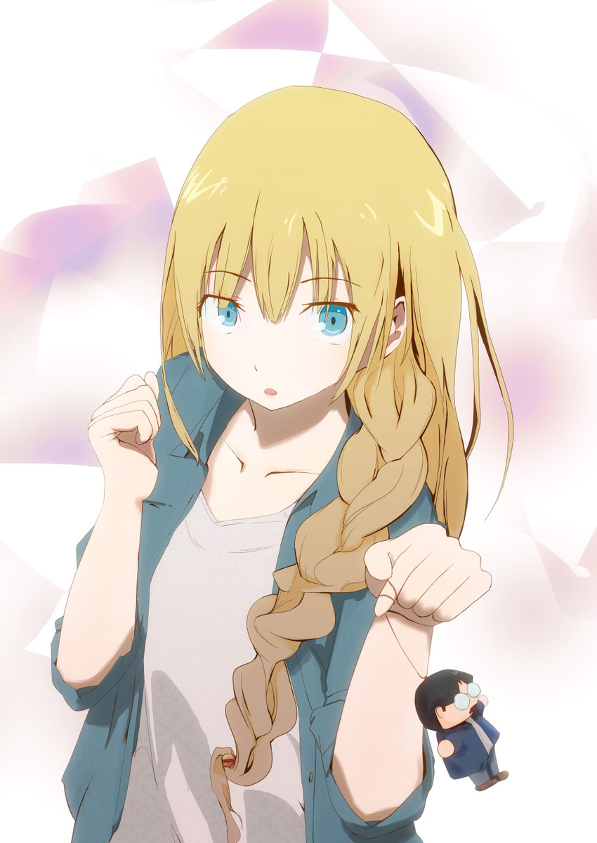 madarame harunobu and susanna hopkins (genshiken) drawn by akaitori