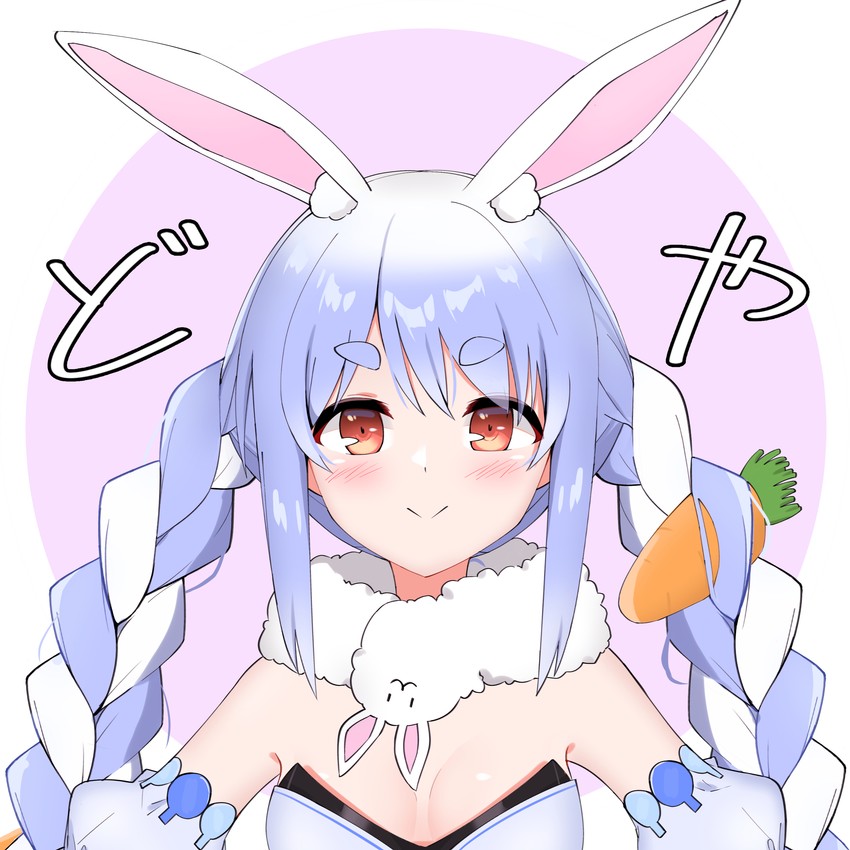 usada pekora and don-chan (hololive) drawn by syhan