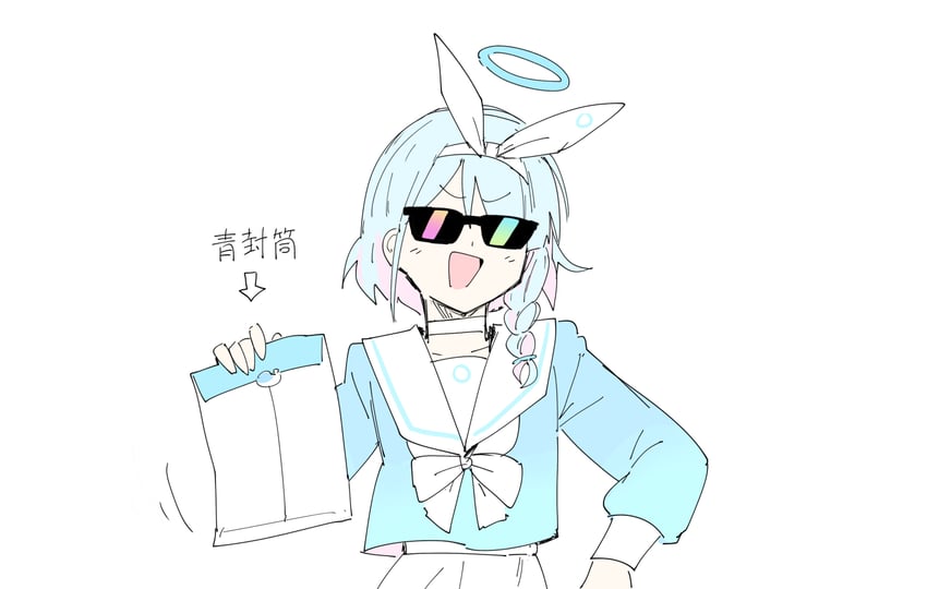 arona (blue archive and 1 more) drawn by kankan33333