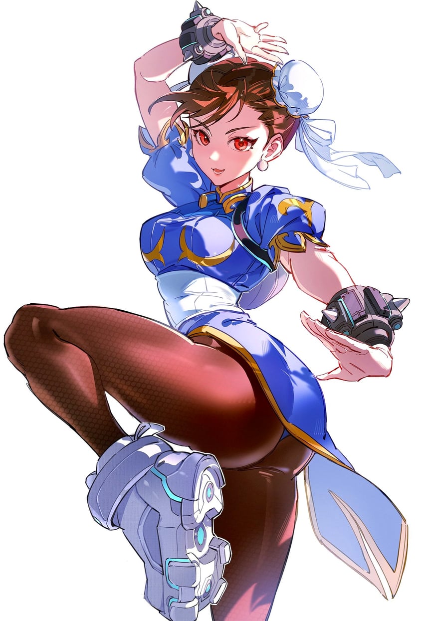 chun-li and juno (street fighter and 2 more) drawn by road_233