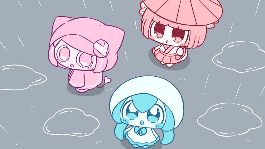 hatsune miku, vy1, and poyoroid (vocaloid and 2 more) drawn by pepoyo
