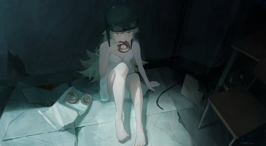 oshino shinobu (monogatari and 1 more) drawn by toxic_(toxicv)