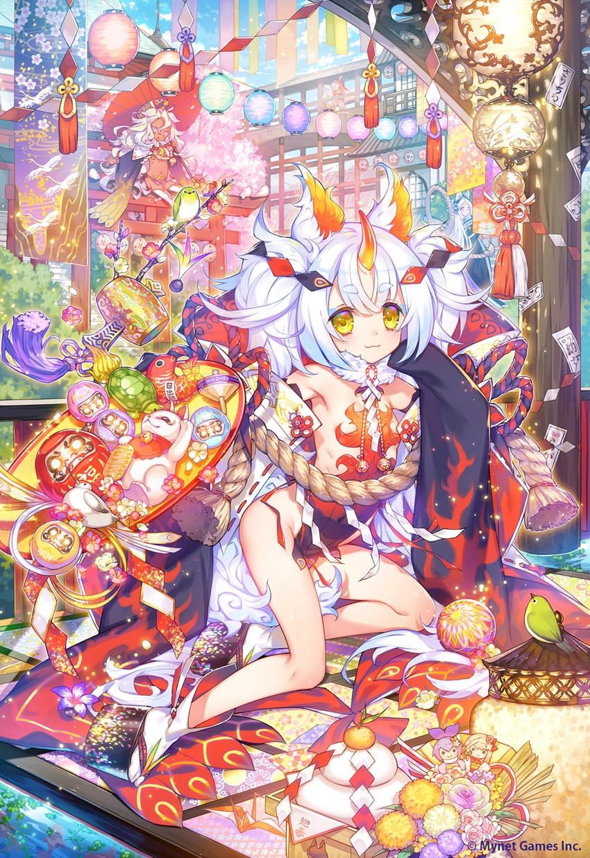 ianos, kuzunoha, shishi, and komainu (age of ishtaria) drawn by munlu_(wolupus)