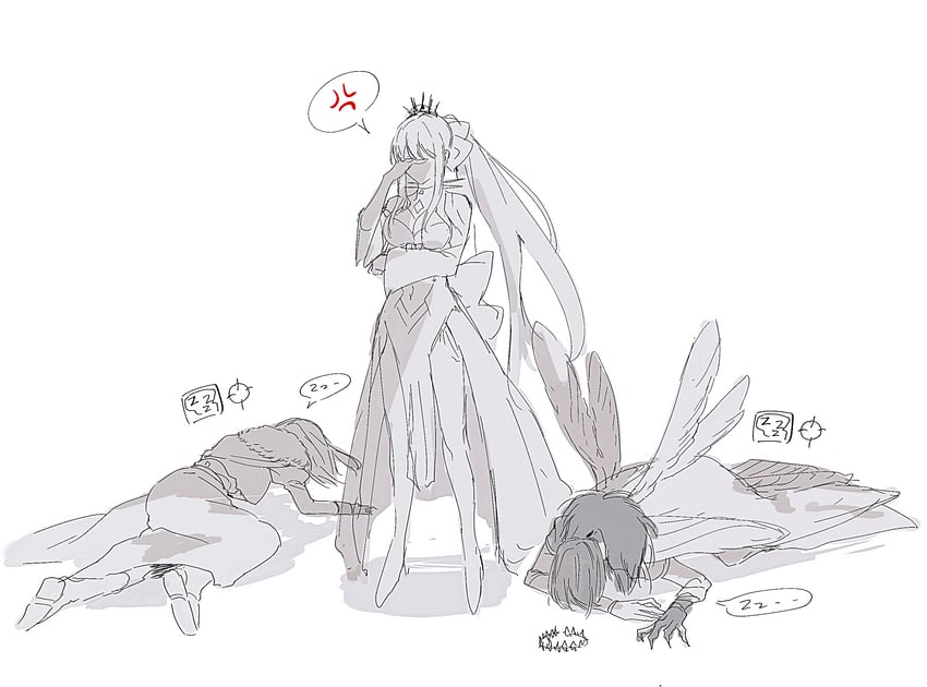morgan le fay and oberon (fate and 1 more) drawn by ss_un17