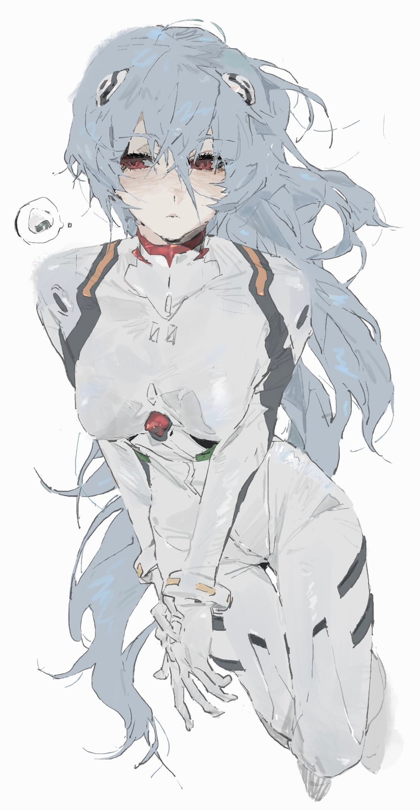 ayanami rei (neon genesis evangelion and 2 more) drawn by le_(szs0k)