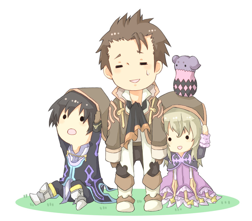 jude mathis, alvin, elize lutus, and teepo (tales of and 1 more) drawn by shunrai