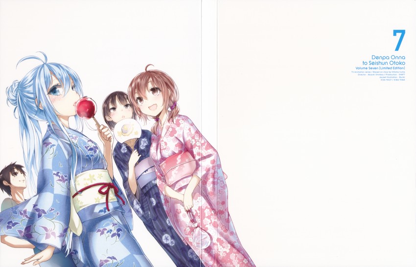 touwa erio, mifune ryuuko, maekawa, and niwa makoto (denpa onna to seishun otoko) drawn by buriki