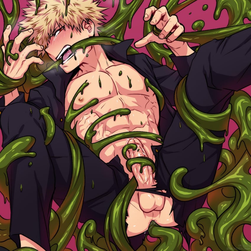 bakugou katsuki (boku no hero academia) drawn by alek_reyes