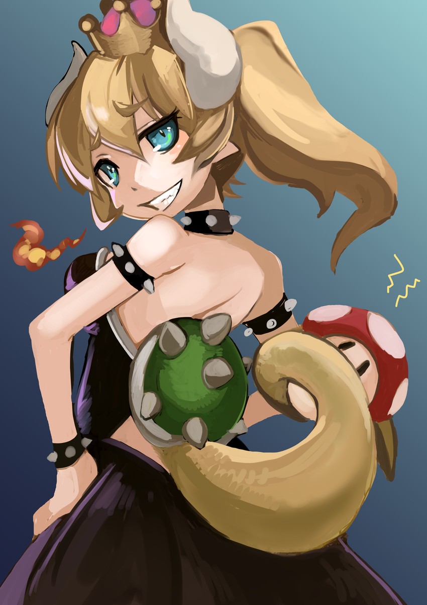 bowsette (mario and 1 more) drawn by ruu_bot