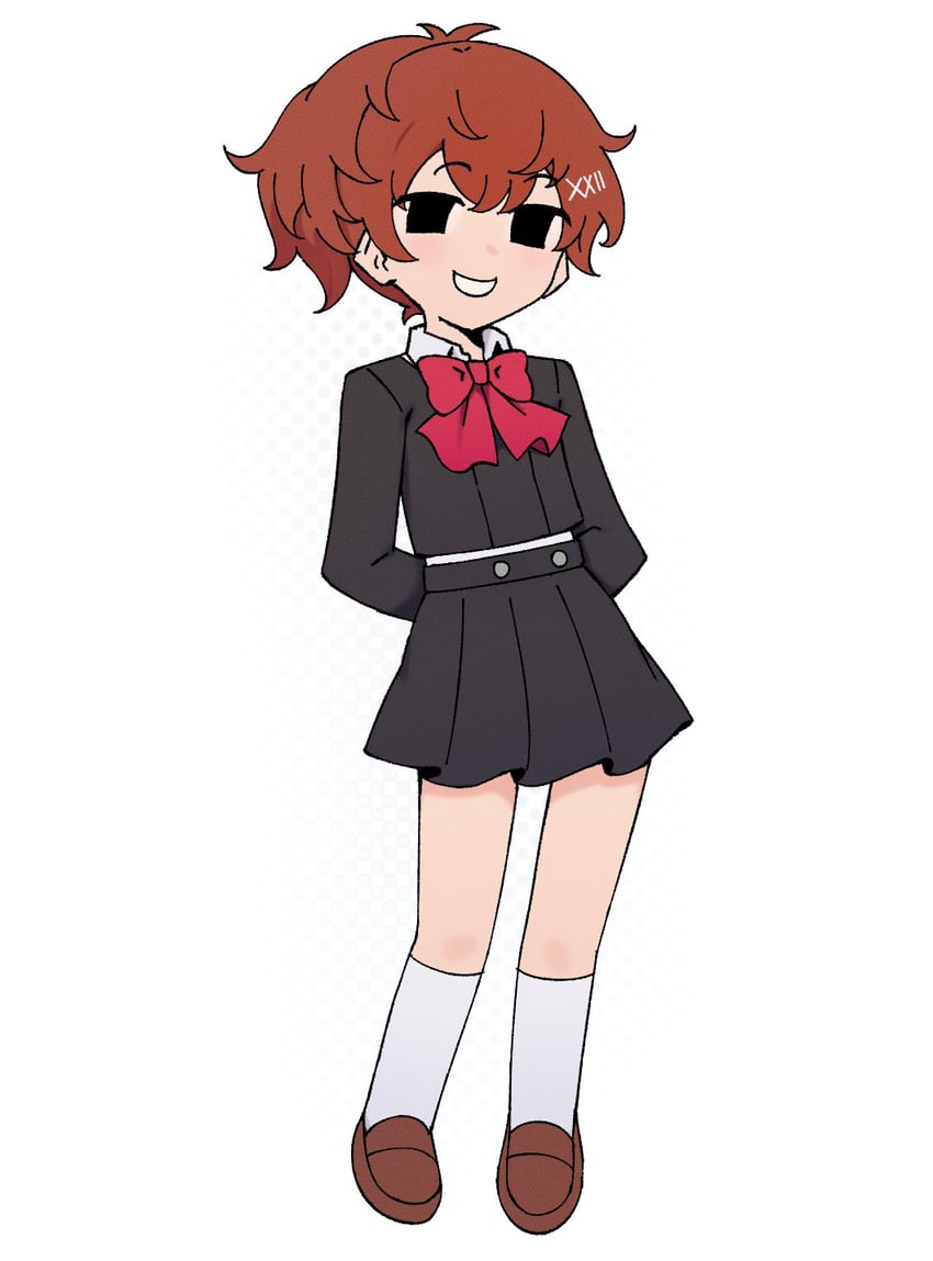 shiomi kotone (persona and 2 more) drawn by edmonmondo