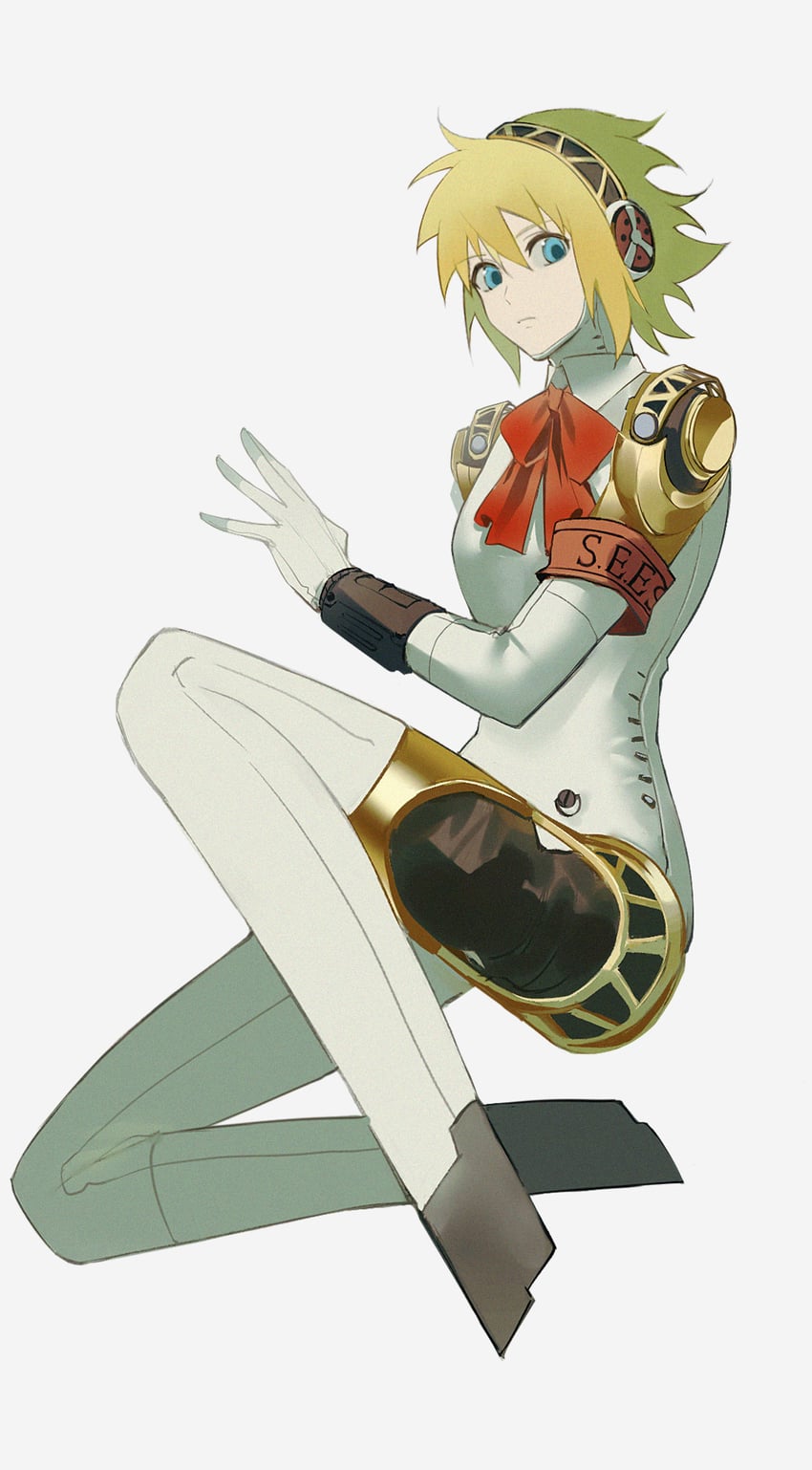 aigis (persona and 1 more) drawn by sio2_(whynotkarma)