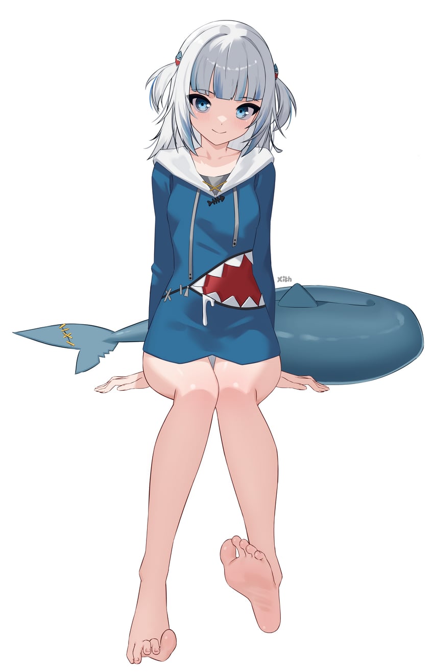 gawr gura (hololive and 1 more) drawn by x_xith_x