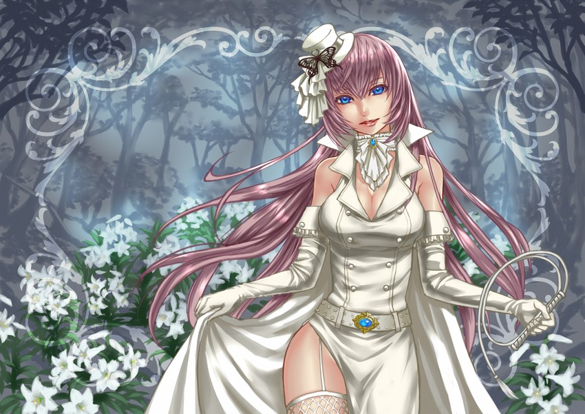 megurine luka (vocaloid) drawn by hamura_mayu