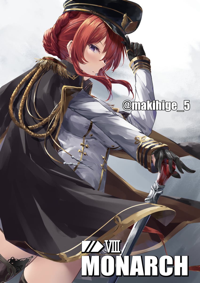 monarch (azur lane and 1 more) drawn by makihige