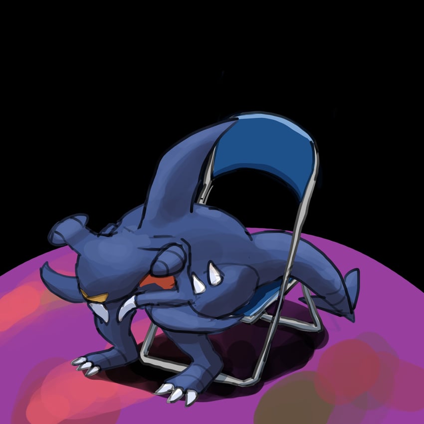 garchomp (pokemon and 2 more) drawn by shuckle_(artist)