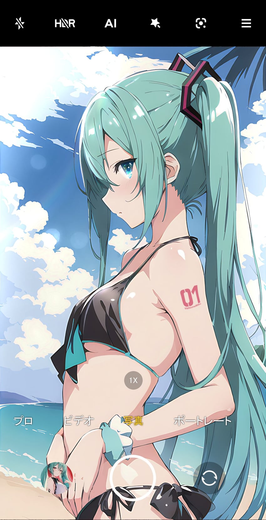 hatsune miku (vocaloid) drawn by nanashi321