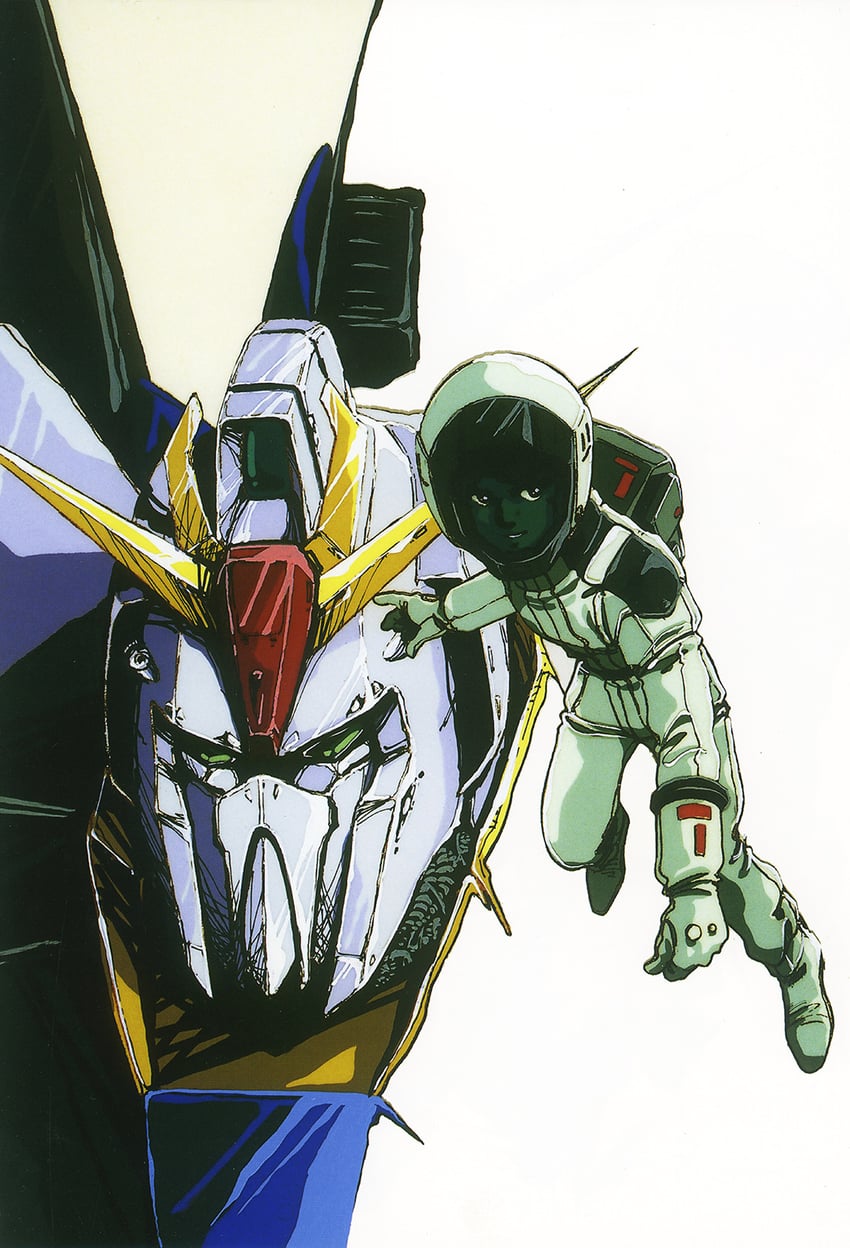 kamille bidan and zeta gundam (gundam and 1 more) drawn by mikimoto_haruhiko