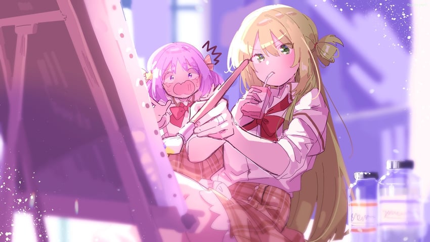 alina gray and misono karin (mahou shoujo madoka magica and 1 more) drawn by serizawa_serizane
